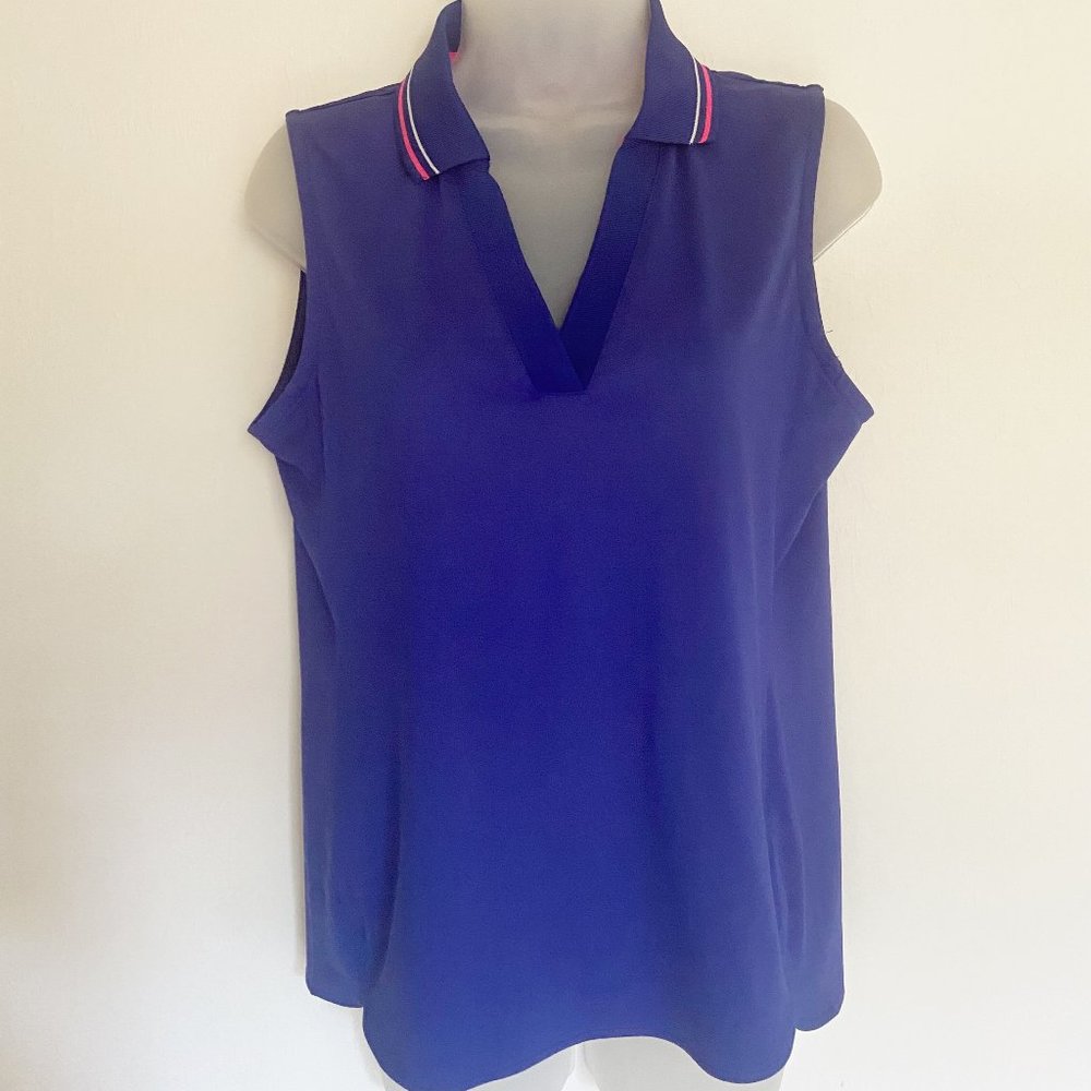 EP PRO Tour Tech Sleeveless V Neck Polo
